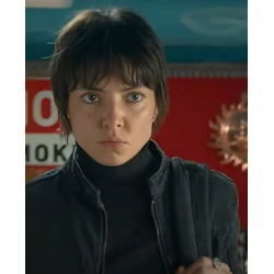 Amelia Bishop Ice Road Vengeance Cropped Denim Jacket