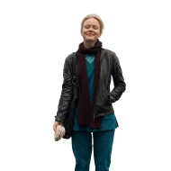 Amelia Eve Insidious Out of the Further Black Leather Jacket