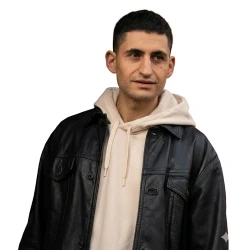 Amir El Masry Giant 2025 Black Leather Jacket