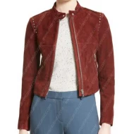 Arrow Willa Holland Studded Suede Jacket
