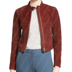 Arrow Willa Holland Studded Suede Jacket