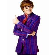 Austin Powers 4 Mike Myers Purple Striped Suit