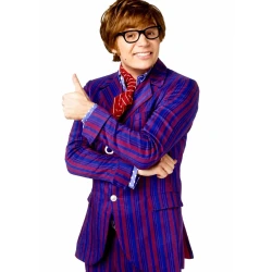 Austin Powers 4 Mike Myers Purple Striped Suit