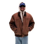 Bad Bunny 2026 Brown Cotton Jacket
