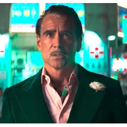 Ballad of a Small Player Colin Farrell Green Coat