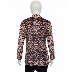 Based On A True Story Aisha Alfa Leopard Print Blazer