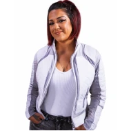 Bayley Quilted White Jacket