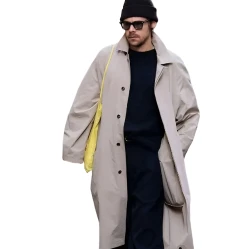 Beige Trench Coat 2025 Harry Styles 