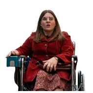 Being Heumann 2026 Ruth Madeley Red Coat