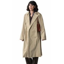 Belén Cuesta The Child 2026 Beige Cotton Trench Coat