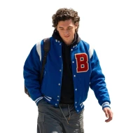Belmont Cameli Off Campus S01 Blue Varsity Jacket
