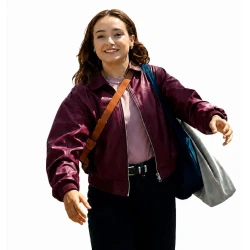 Below 2026 Ruby Stokes Maroon Leather Jacket Below 2026 Ruby Stokes Maroon Leather Jacket