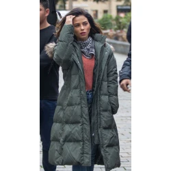 Berlin I love You Jenna Dewan Green Coat