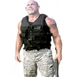 Bill Goldberg Check Point Tj Leather Vest