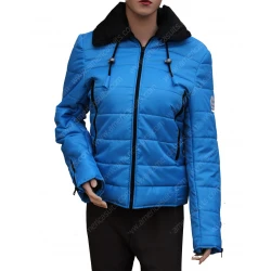 Billie Downhill Blue Parachute Jacket Billie Downhill Blue Parachute Jacket