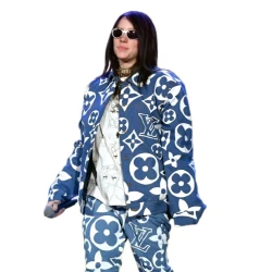 Billie Eilish Printed Denim Suit