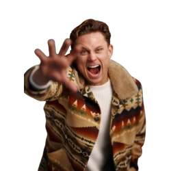 Billy Magnussen The Audacity Aztec Sherpa Jacket