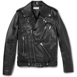 Black MotorBike Black Leather Jacket Black MotorBike Black Leather Jacket