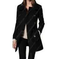 Womens Double Breasted Coat