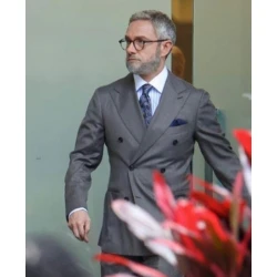 Black Panther 2022 Martin Freeman Grey Coat Black Panther 2022 Martin Freeman Grey Coat