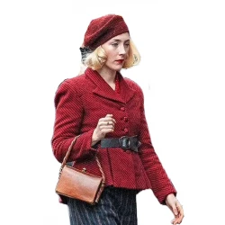 Blitz Saoirse Ronan Red Coat