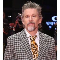 Blue Moon Ethan Hawke Checkered Coat