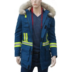 Blue Parka Coat