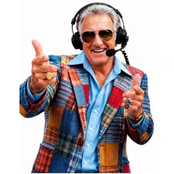 Bob Uecker Patchwork Blazer
