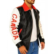 Bomber Style Canadian Flag Jacket