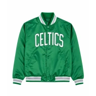 Boston Celtics Green Satin Varsity Jacket
