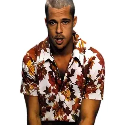 Brad Pitt Fight Club Hawaiian Shirt 