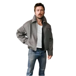 Brandon Sklenar The Housemaid Grey Jacket Brandon Sklenar The Housemaid Grey Jacket