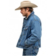 Brandon Sklenar The Rescue 2027 Blue Denim Jacket