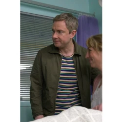 Breeders Martin Freeman Green Cotton Jacket