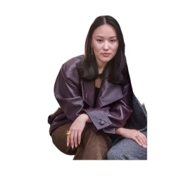 Bridgerton S04 Sophie Baek Leather Trench Coat Bridgerton S04 Sophie Baek Leather Trench Coat