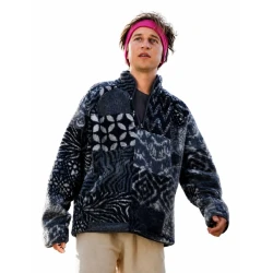 Brothers 2026 Black Geometric Pullover