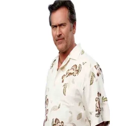 Bruce Campbell Burn Notice White Shirt