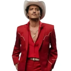 Bruno Mars Red Suit