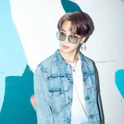 BTS Jimin Blue Denim Jacket BTS Jimin Blue Denim Jacket
