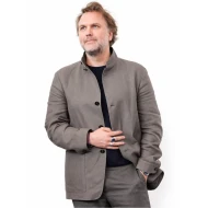 Bunker 2026 Florian Zeller Gray Cotton Jacket