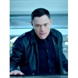 Burn Gorman Lift 2024 Black Leather Jacket