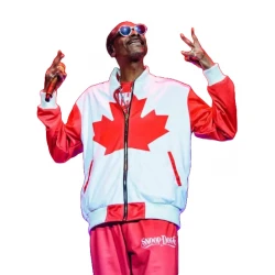 Cali to Canada Snoop Dogg Flag Jacket Cali to Canada Snoop Dogg Flag Jacket