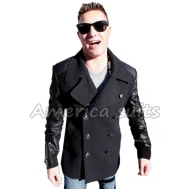 Camp X-Ray Lane Garrison Black Leather Jacket