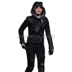 Camren Bicondova Selina Kyle Gotham Leather Jacket