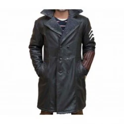 Captain Boomerang Suicide Squad Leather Trench Coat Captain Boomerang Suicide Squad Leather Trench Coat