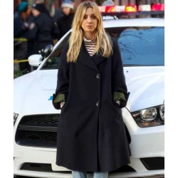 Cassie The Flight Attendant Black Coat Cassie The Flight Attendant Black Coat