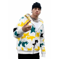 Central Cee Star Print Hoodie 