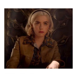 Chilling Adventures of Sabrina S3 Brown Leather Jacket