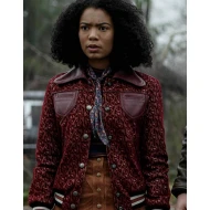 Chilling Adventures of Sabrina Jaz Sinclair Red Jacket