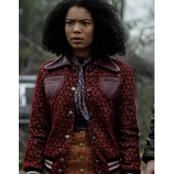 Chilling Adventures of Sabrina Jaz Sinclair Red Jacket